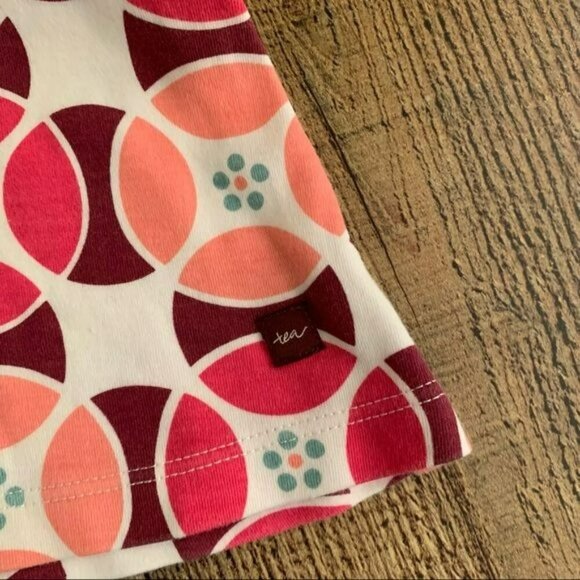 Tea Infants Dresses Set Of Two 3-6M Dragon Fly Collared Geometerical Colorful - Picture 9 of 10